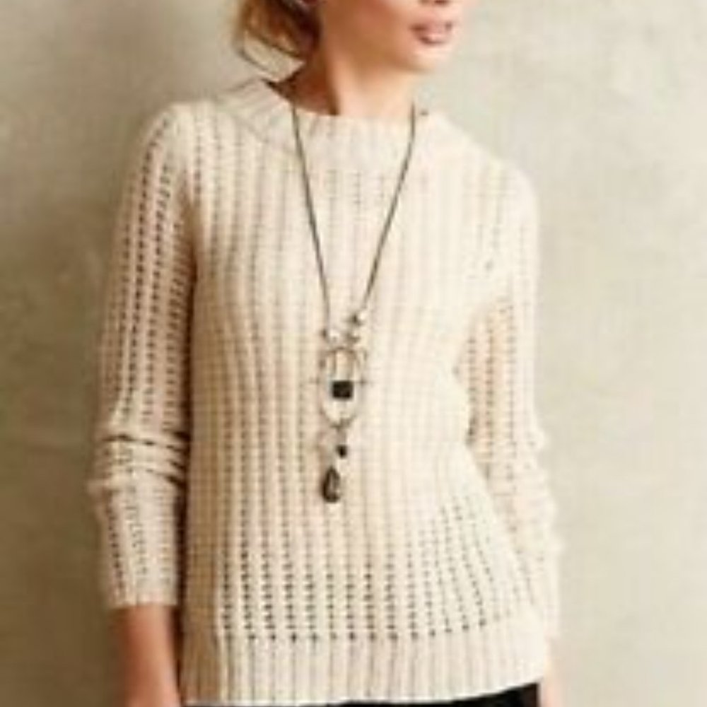 Field Flower Anthropologie Wool Blend Sweater